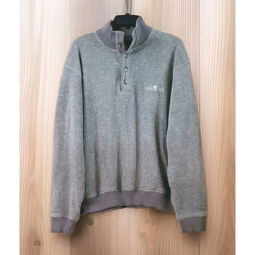 COLONIAL COUNTRY CLUB ¼ Button Sweater Ft. Meyers FL Pro Soft Terrycloth Stretch